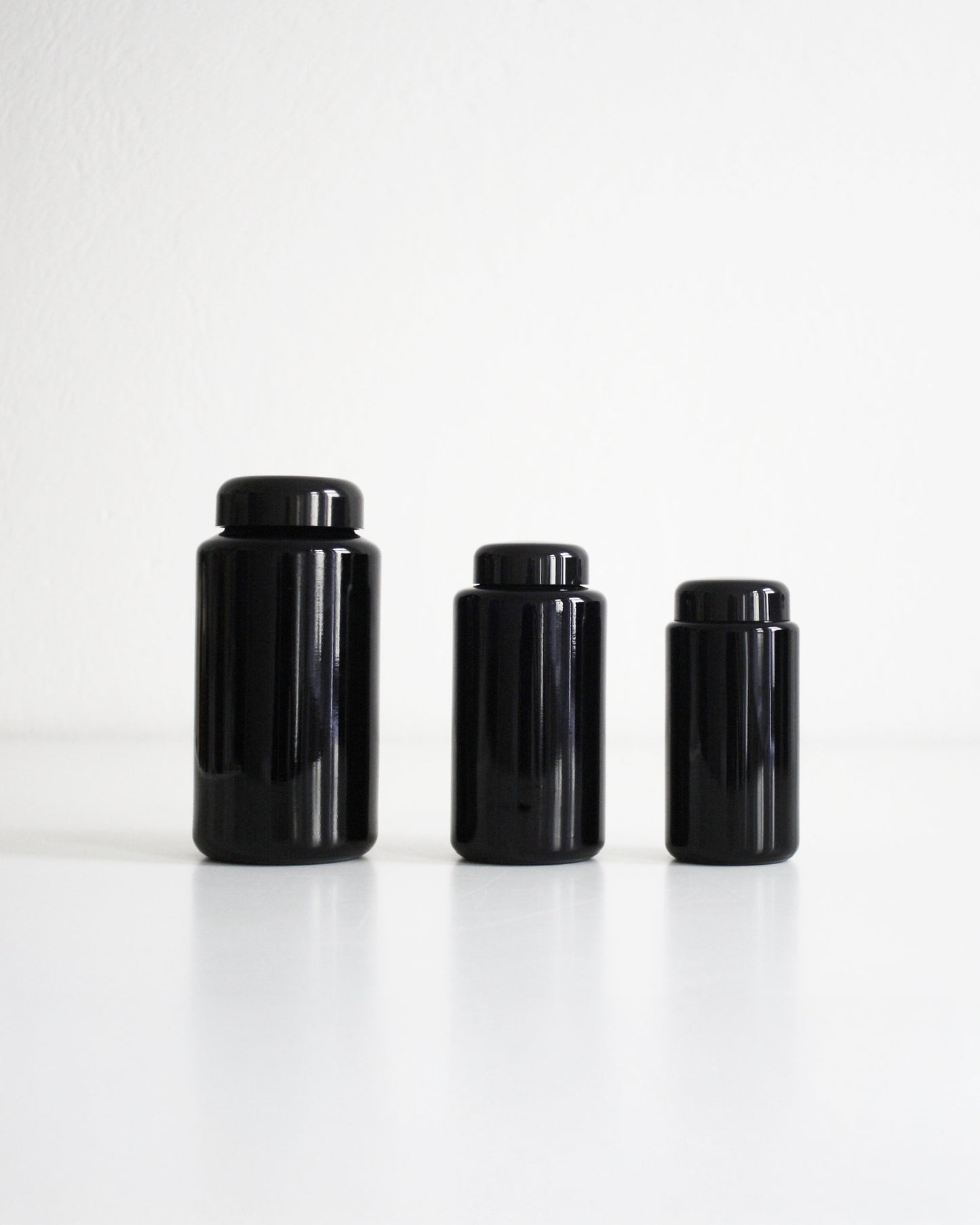 REFILL Glasdose mit Deckel