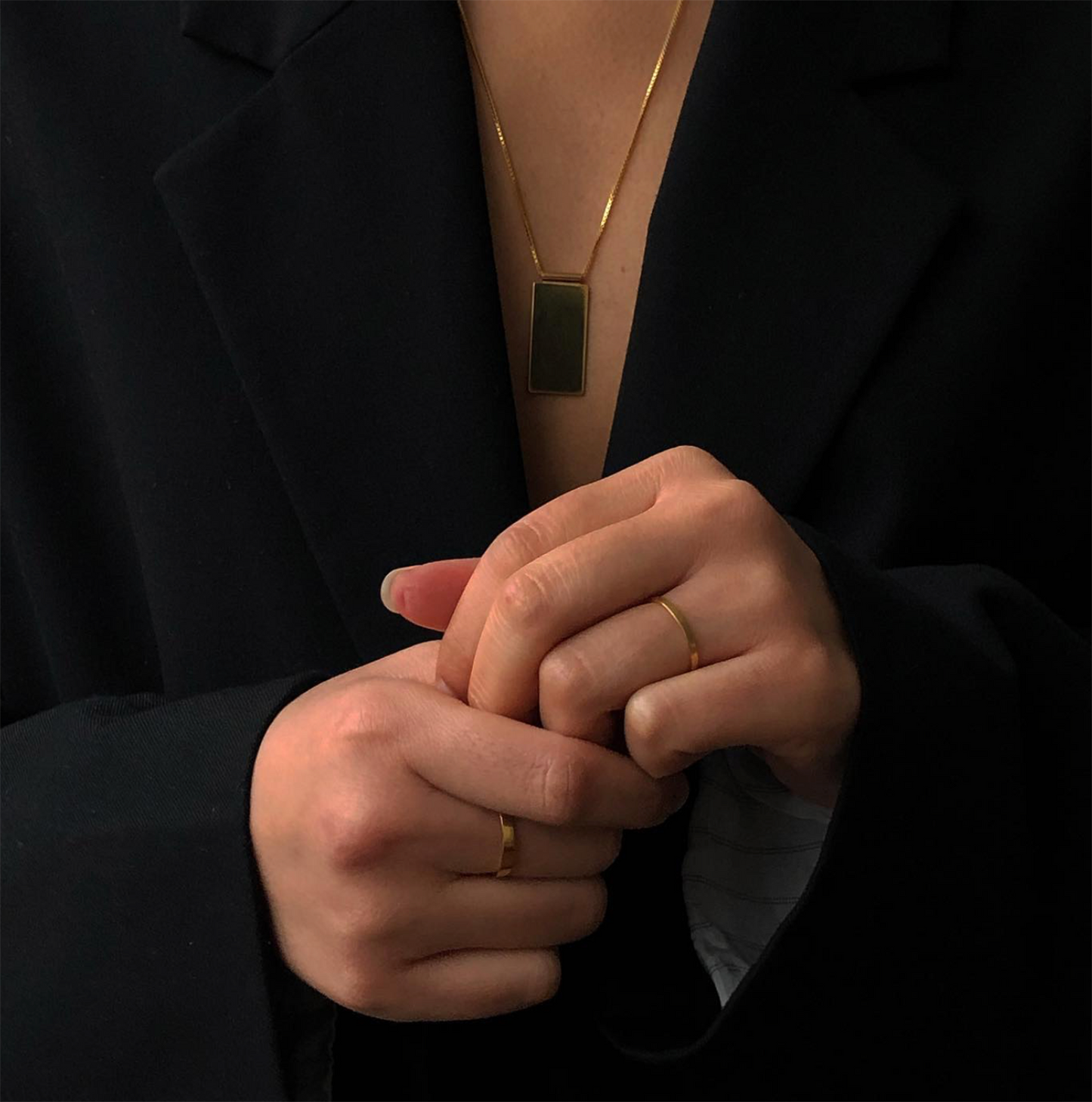 FACET Ring S–L | 14kt Gold