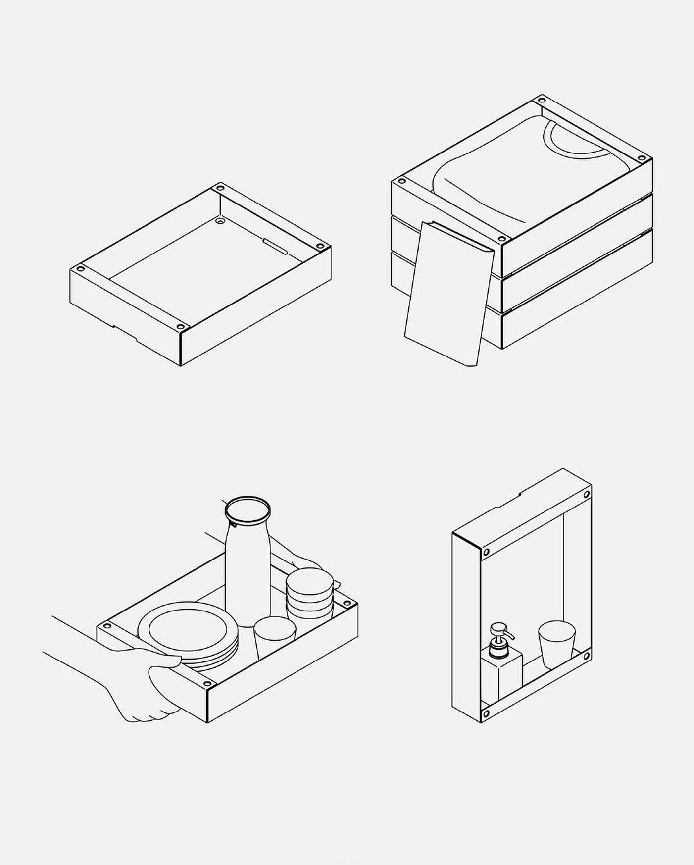 KGT metal tray