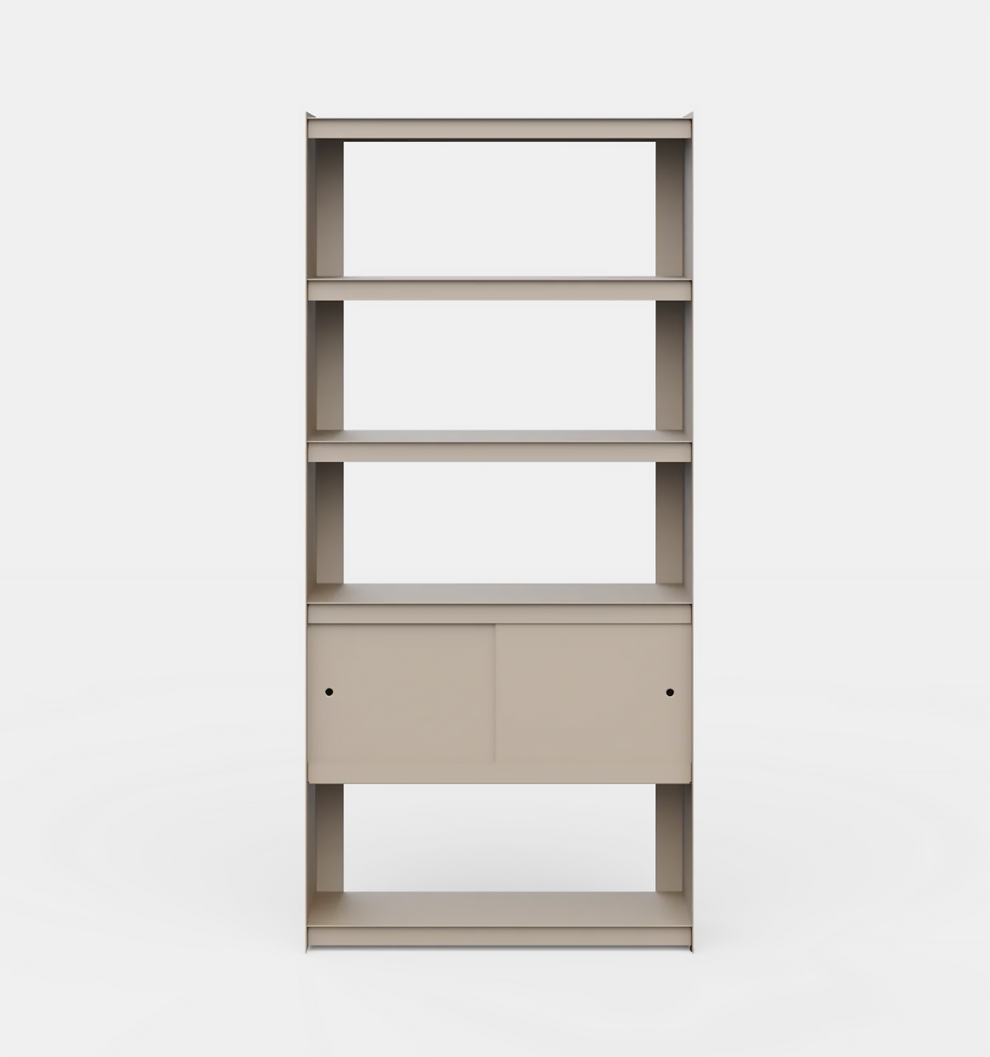 PLIÉ bookshelf | sliding doors