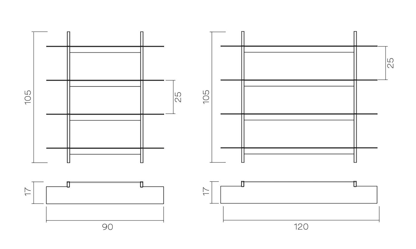 PLIÉ wall shelf 4