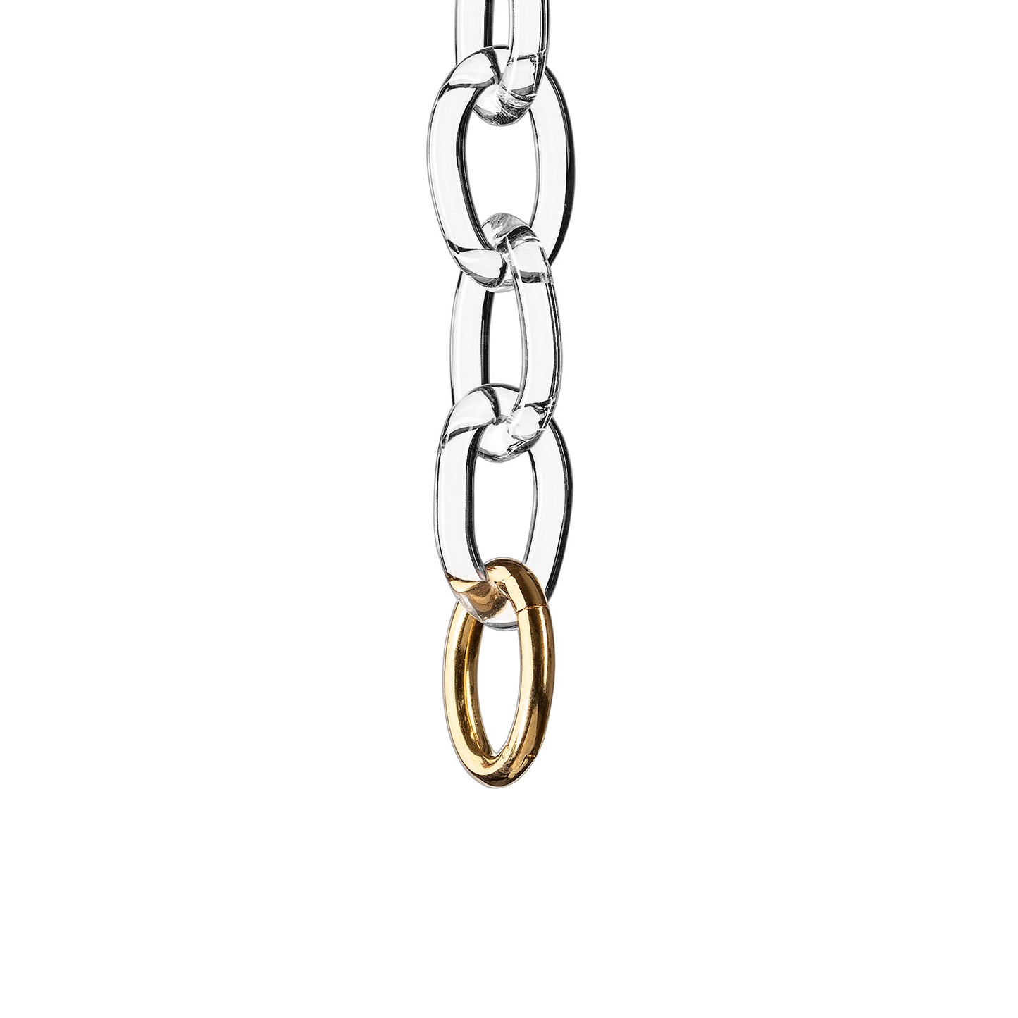 XYZ glass necklace