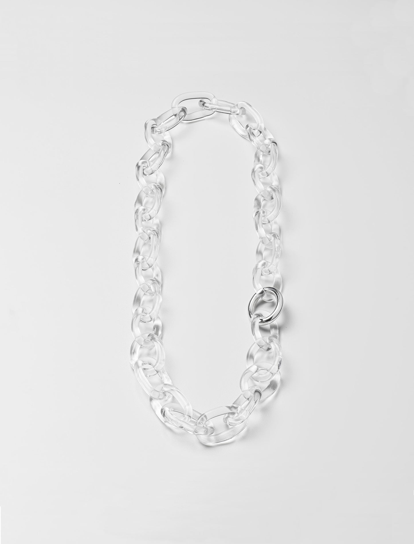 XYZ glass necklace