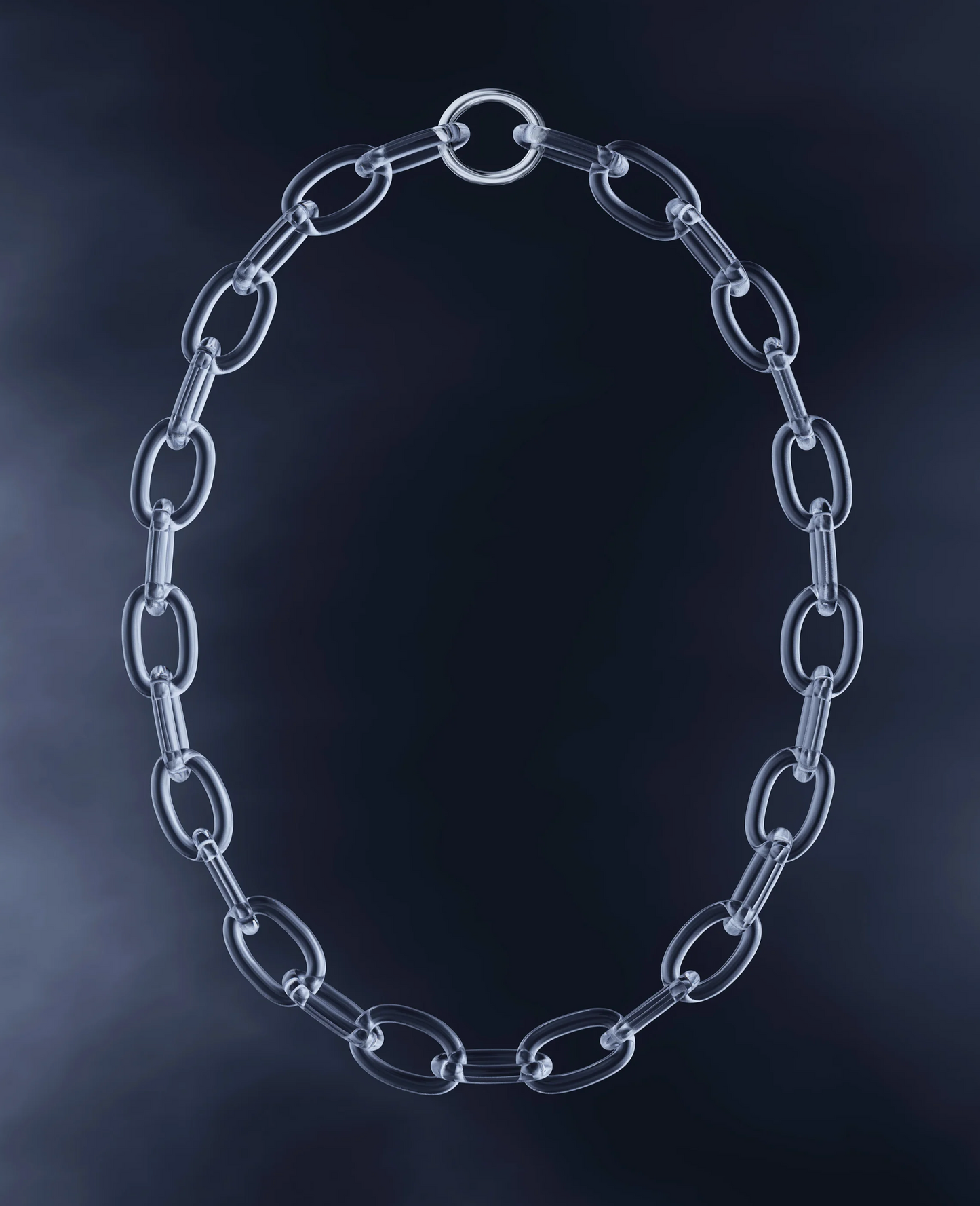 XYZ glass necklace