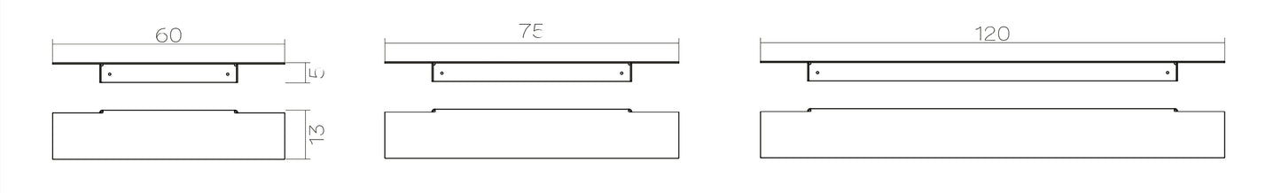 PLIÉ single shelf